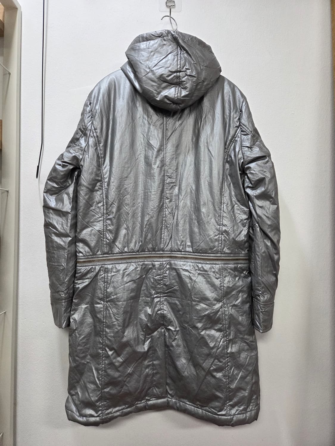 메탈 사이버닉 경량 점퍼 벤치코트 패딩 2way 상품이미지4