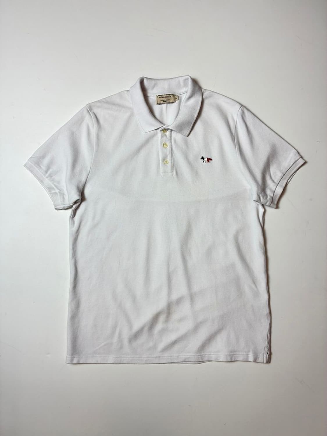 메종키츠네 폭스 패치 반팔 카라 티셔츠 PN9017 상품이미지1