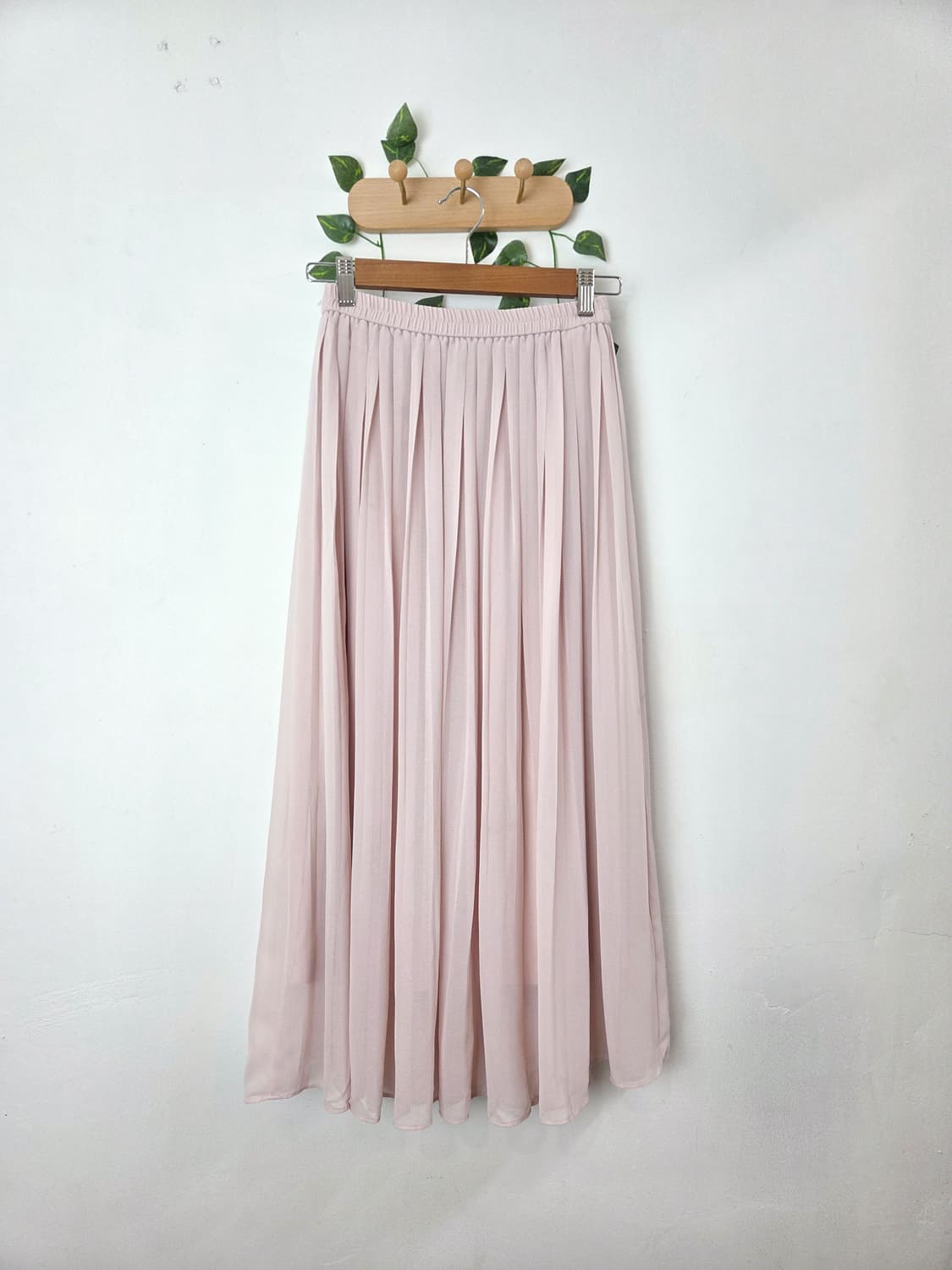 여리여리 플리츠 롱스커트 상품이미지1