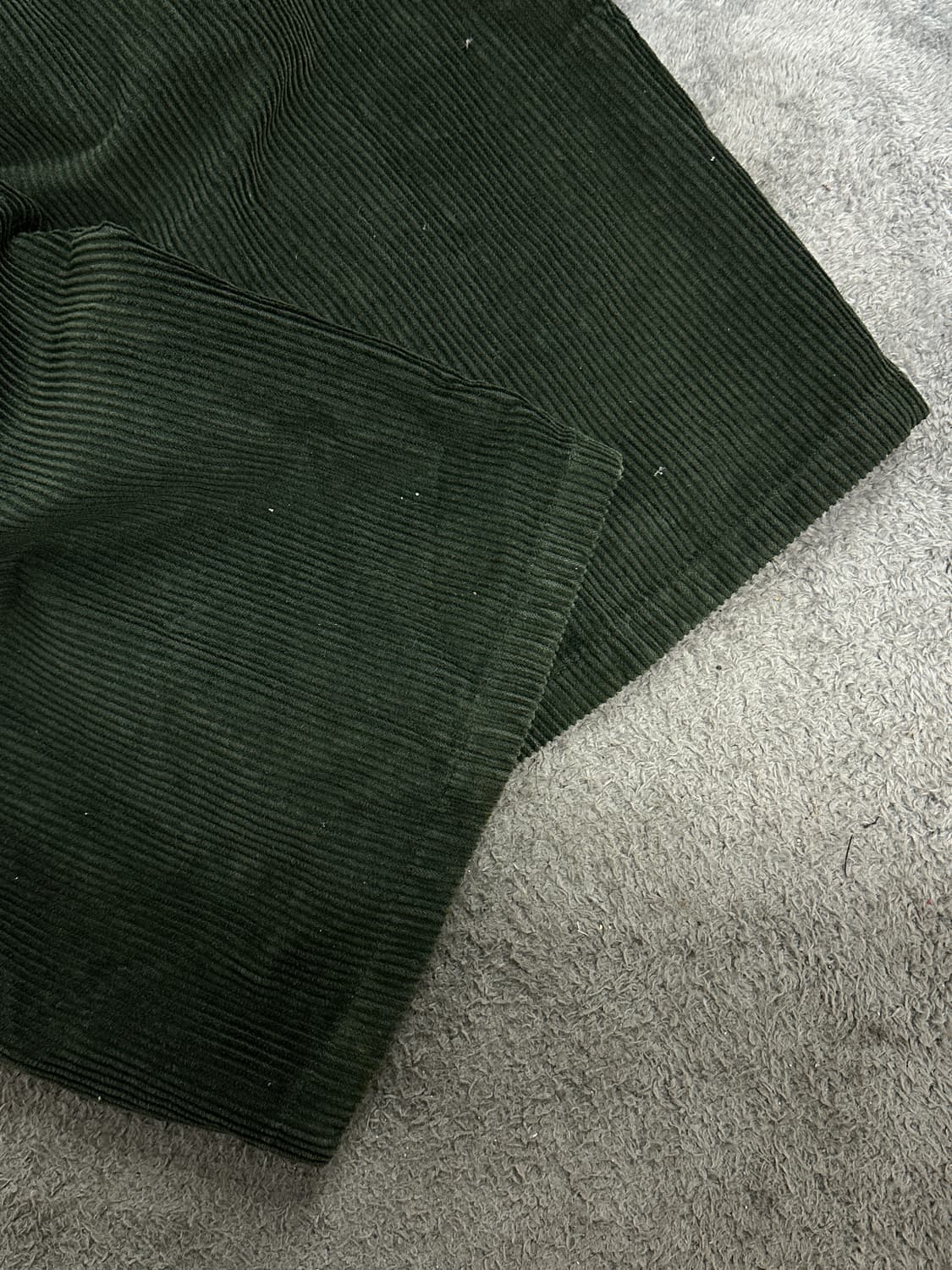 90s Armani Collezioni 그린 코듀로이 팬츠 36 상품이미지5