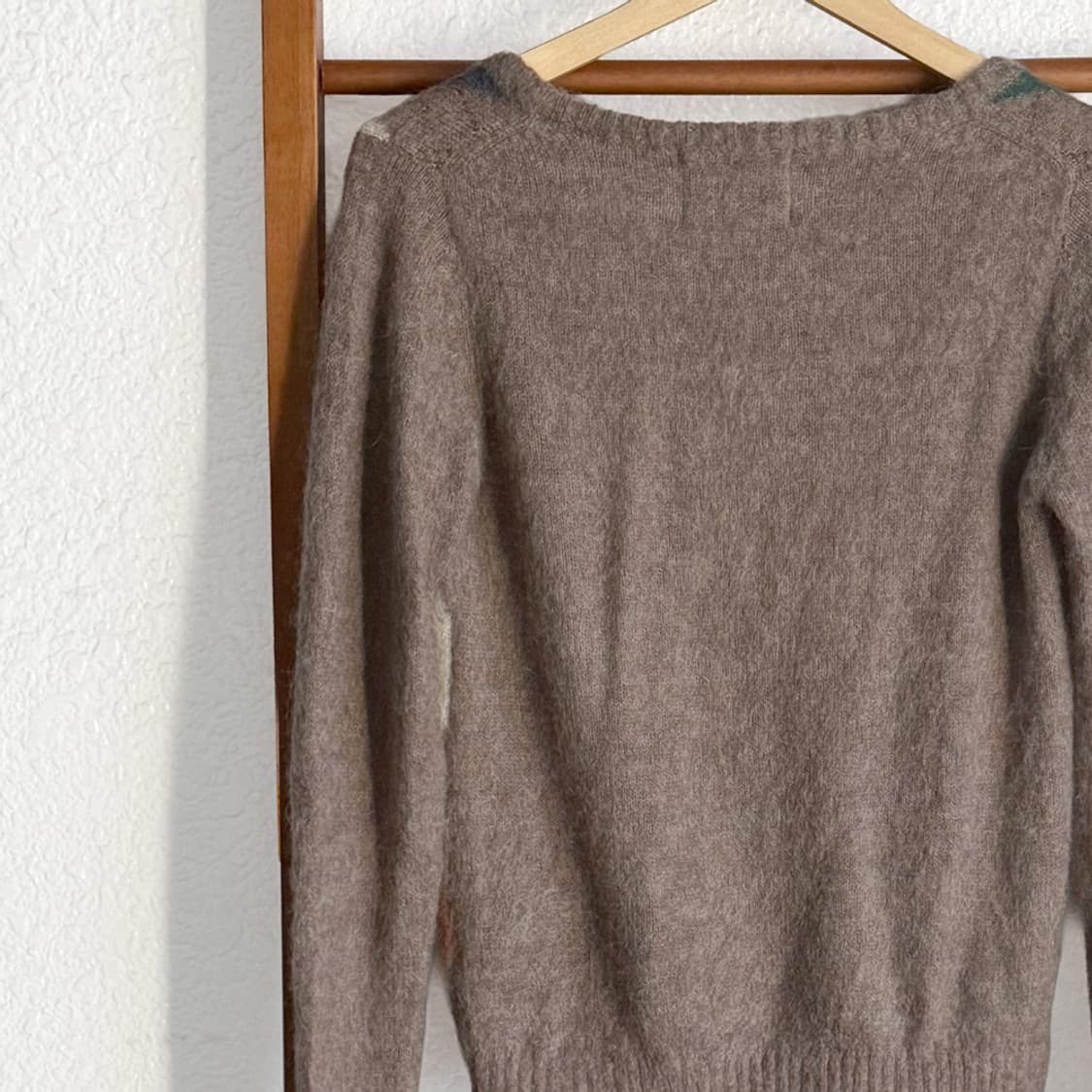 모헤어 우드랜드 아가일 니트 상품이미지7