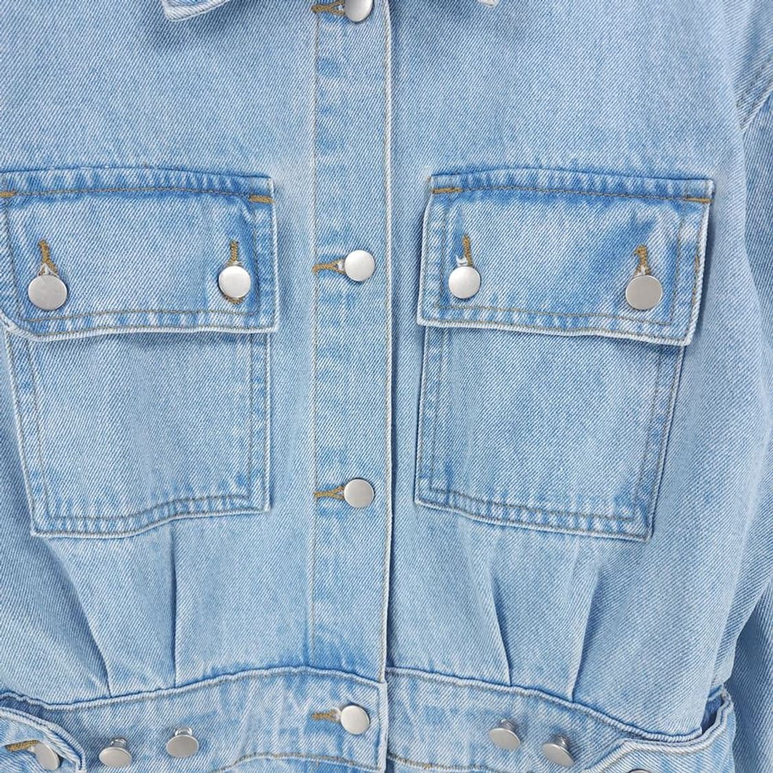 [여F]베리주 츄드 카라 데님 원피스[Y63-144] 상품이미지6