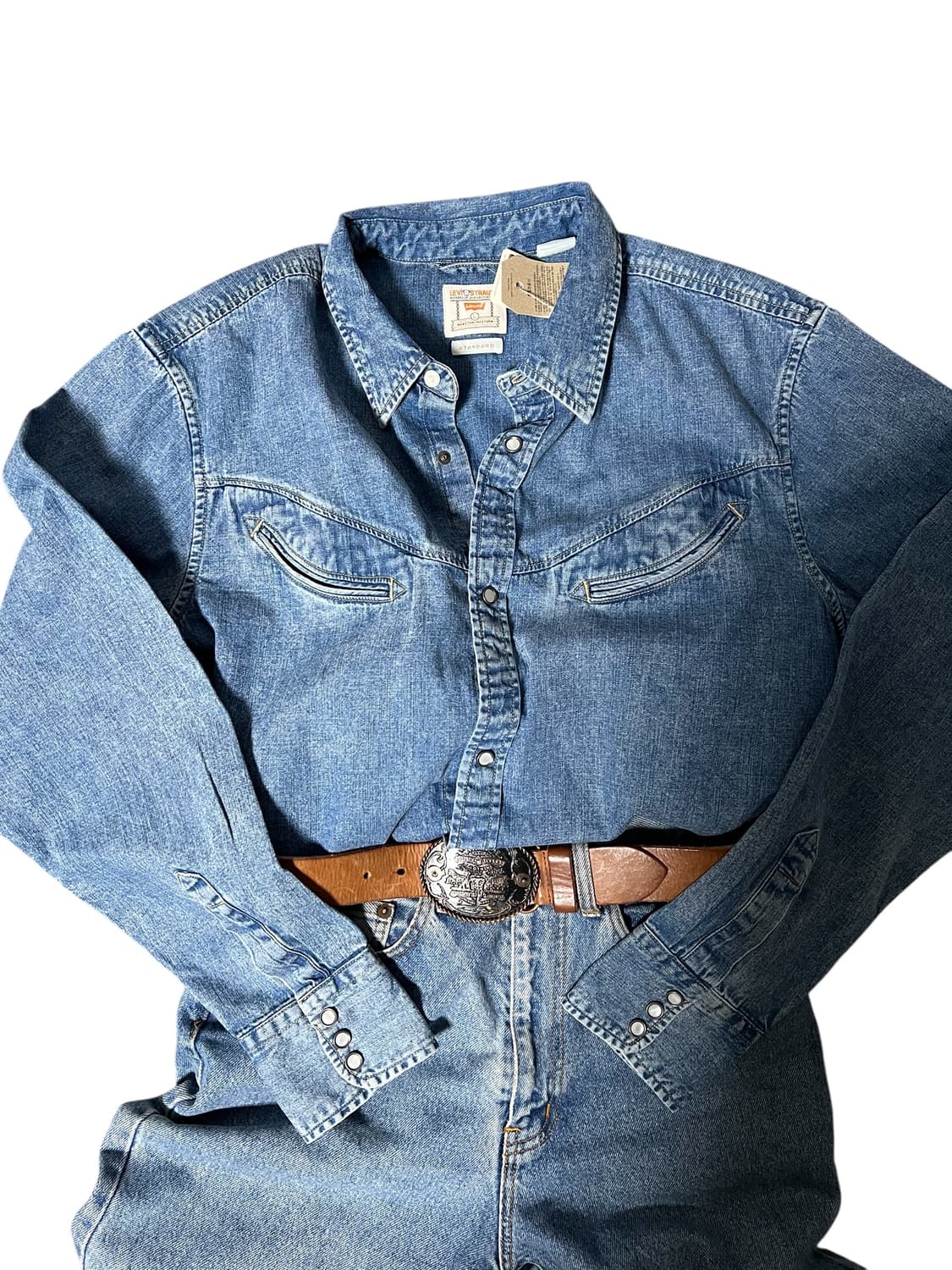 (새상품) 리바이스 Barstow 웨스턴 데님 셔츠 상품이미지1