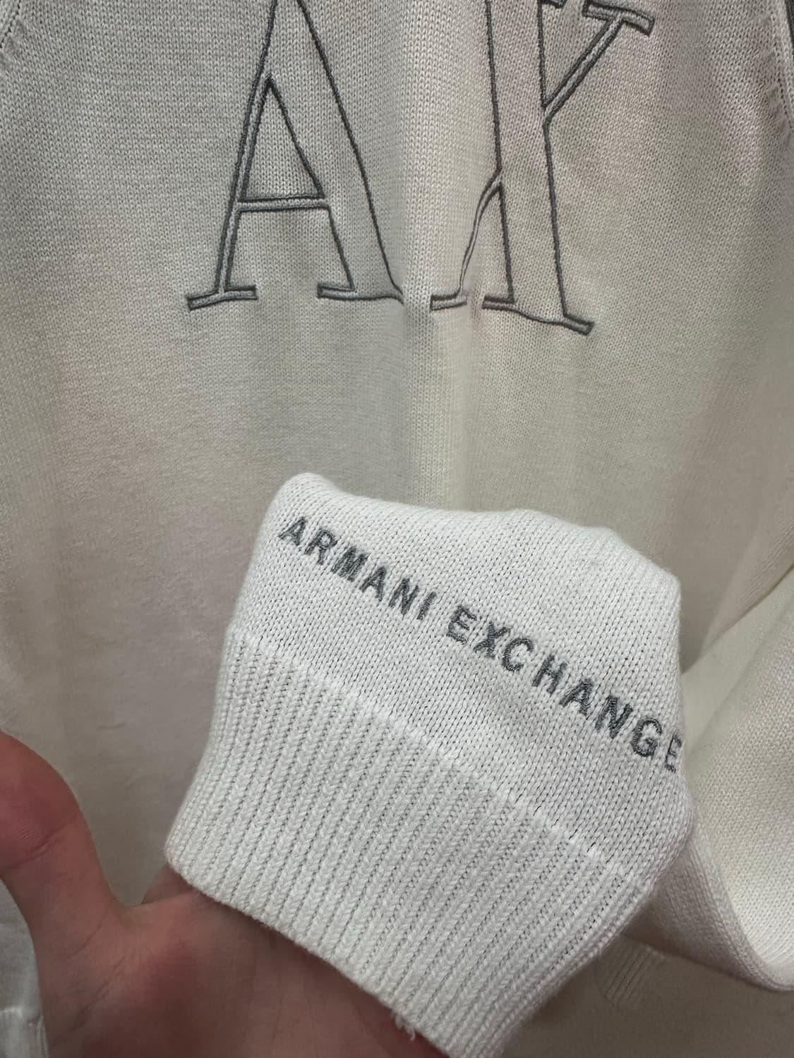 아르마니익스체인지 브에넥 니트 상품이미지4