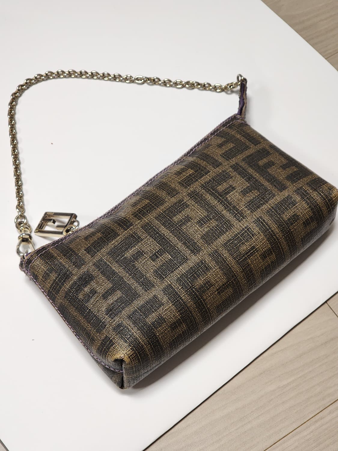 정품 펜디 FF로고 바게트 미니 체인백 상품이미지3