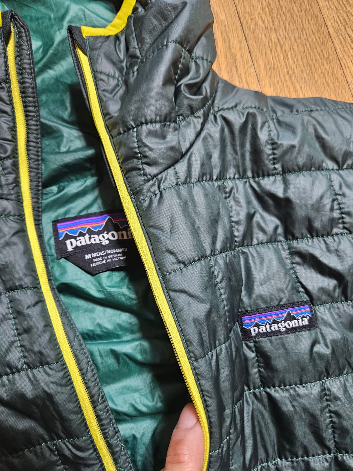 파타고니아 나노퍼프 아노락 후디 후드 집업 경량 패딩 등산 클라이밍 상품이미지4