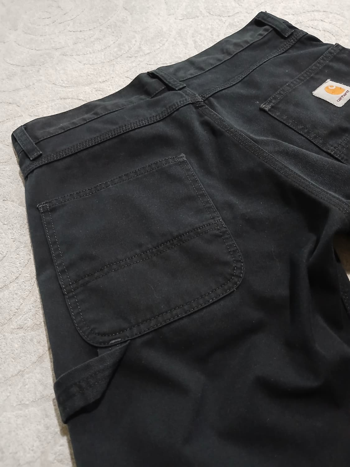 칼하트(Carhartt) 워크 하프 팬츠 블랙 30 상품이미지4