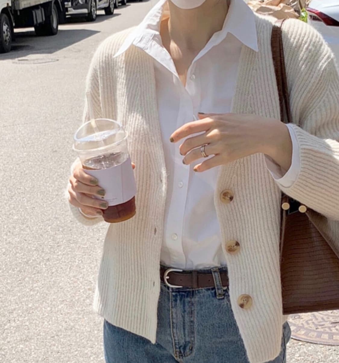 오브네어(OVNEIR) 카린가디건 프리사이즈 상품이미지1