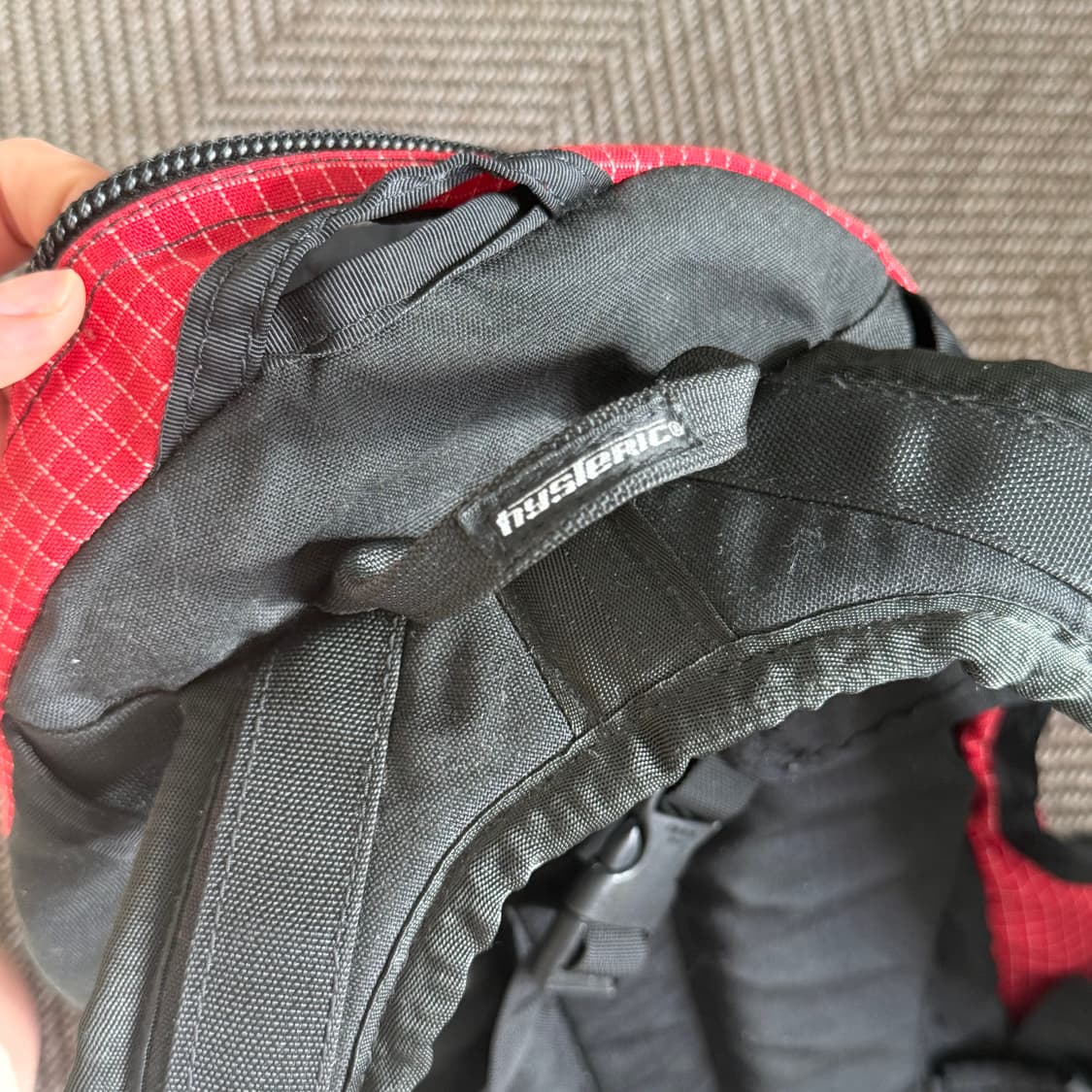 히스테릭글래머 빈티지 체크 등산 백팩 상품이미지5