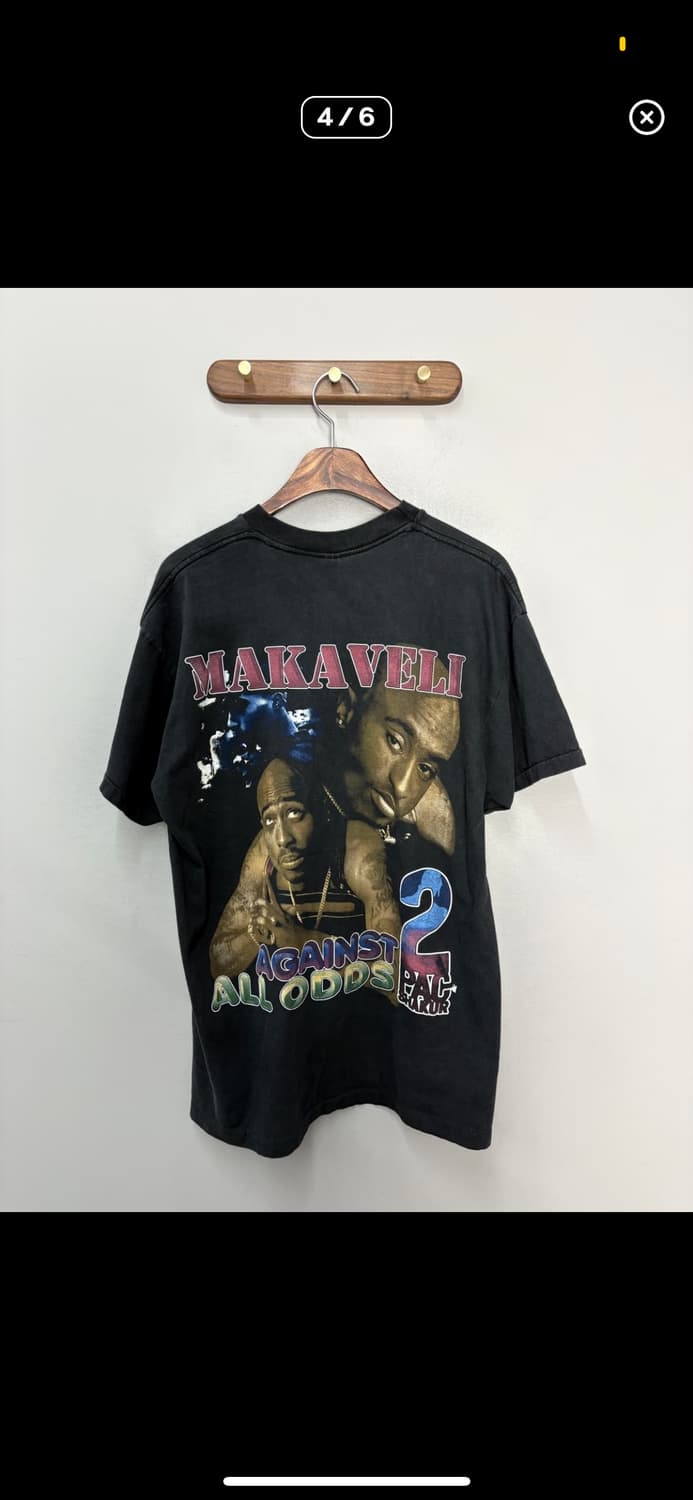 빈티지 투팍 샤커 락 프린팅 반팔 H2526 상품이미지4