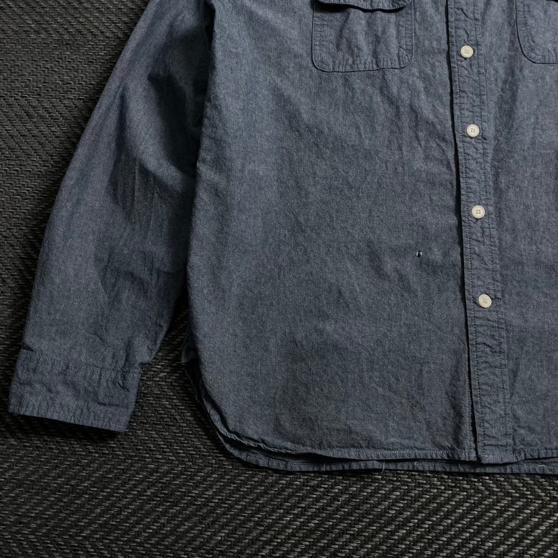 유니폼브릿지 아메카지 샴브레이 데님 셔츠 y 4091 상품이미지3