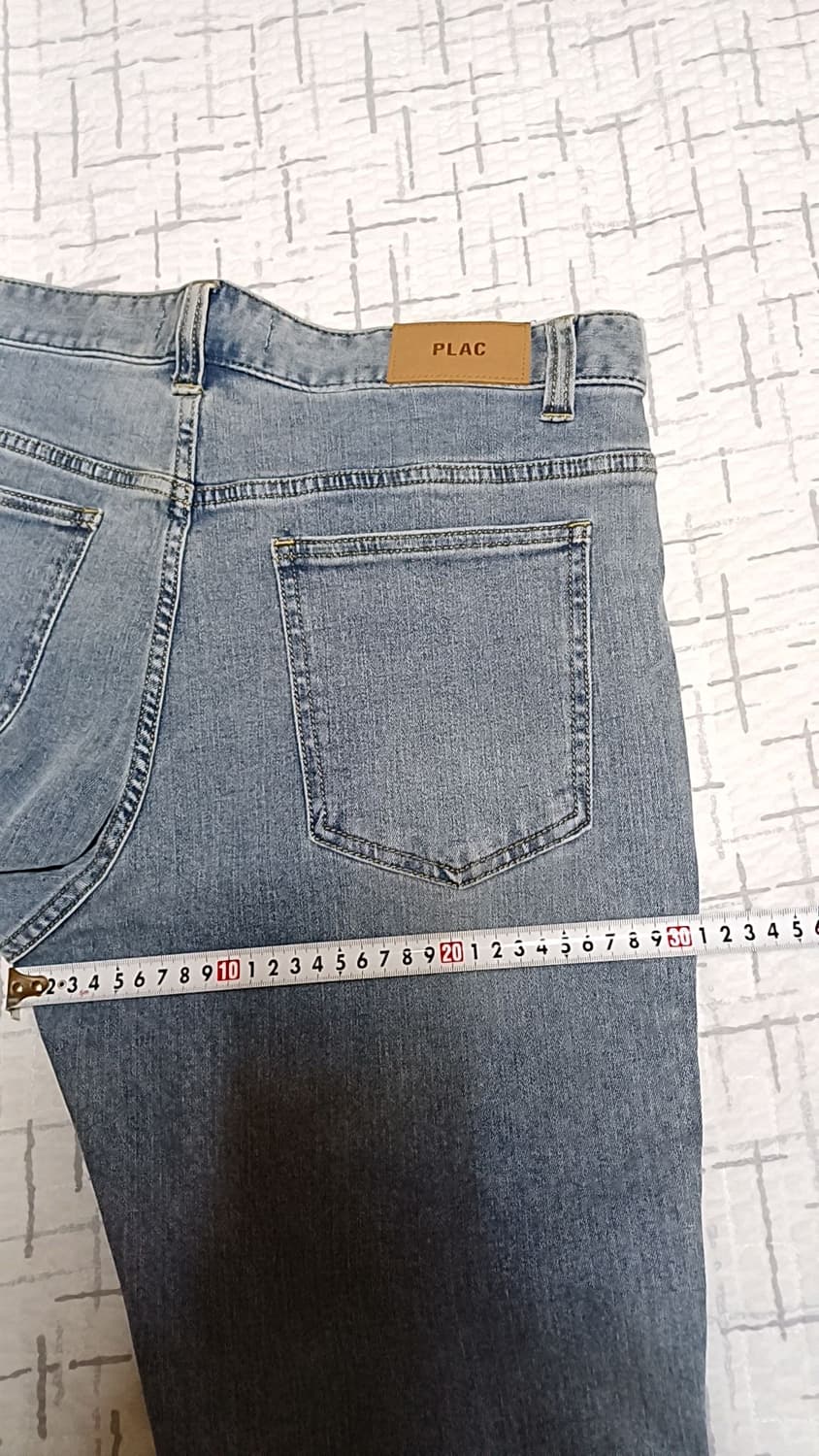 플랙 미사용 슬림스판청바지 실측33인치 기장101 상품이미지8