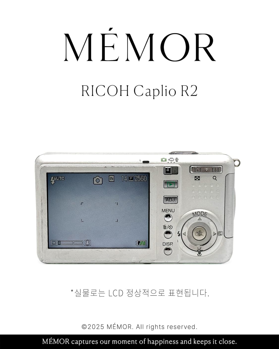 풀박스/노란기없는깨끗한느낌작례✨RICOH Caplio R2 리코 디카 상품이미지5