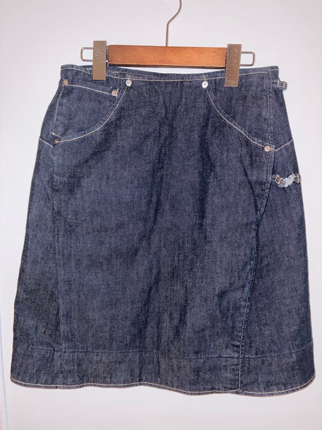 Levi’s Engineered Jeans Wrap Denim Skirt 상품이미지1