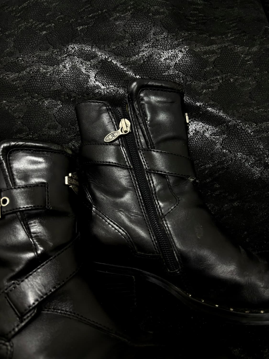 “Harley Davidson” Buckle&Stud Leather Bo 상품이미지7