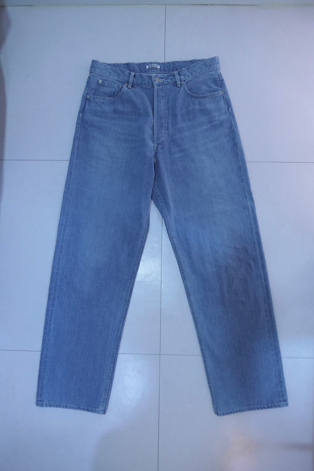 오라리 24SS 셀비지 페이디드 라이트 데님 4 상품이미지1