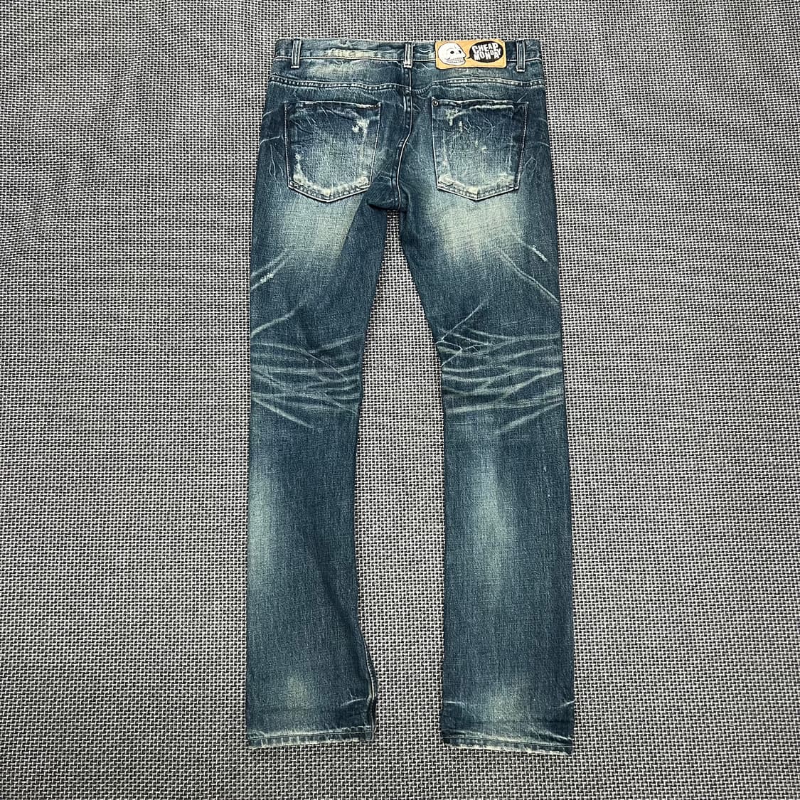 칩먼데이 워싱 슬림 데님팬츠 상품이미지4