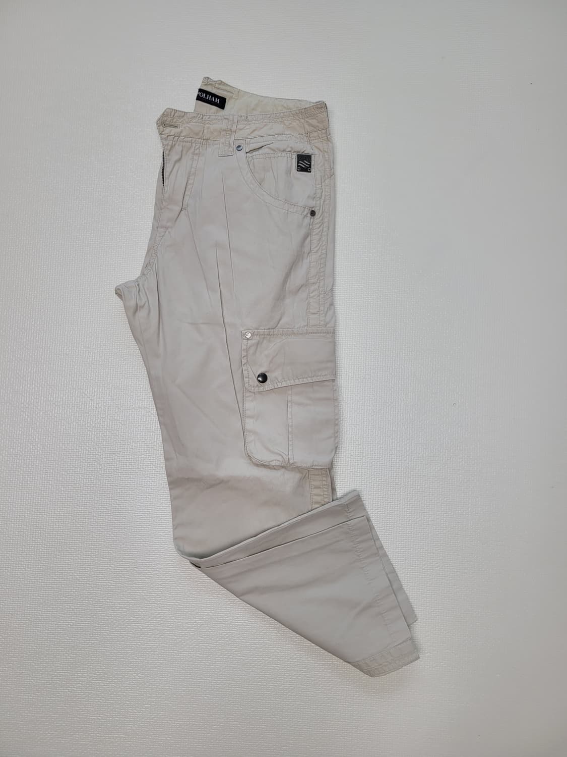폴햄 POLHAM 남자 카고 바지 32 베이지 상품이미지2