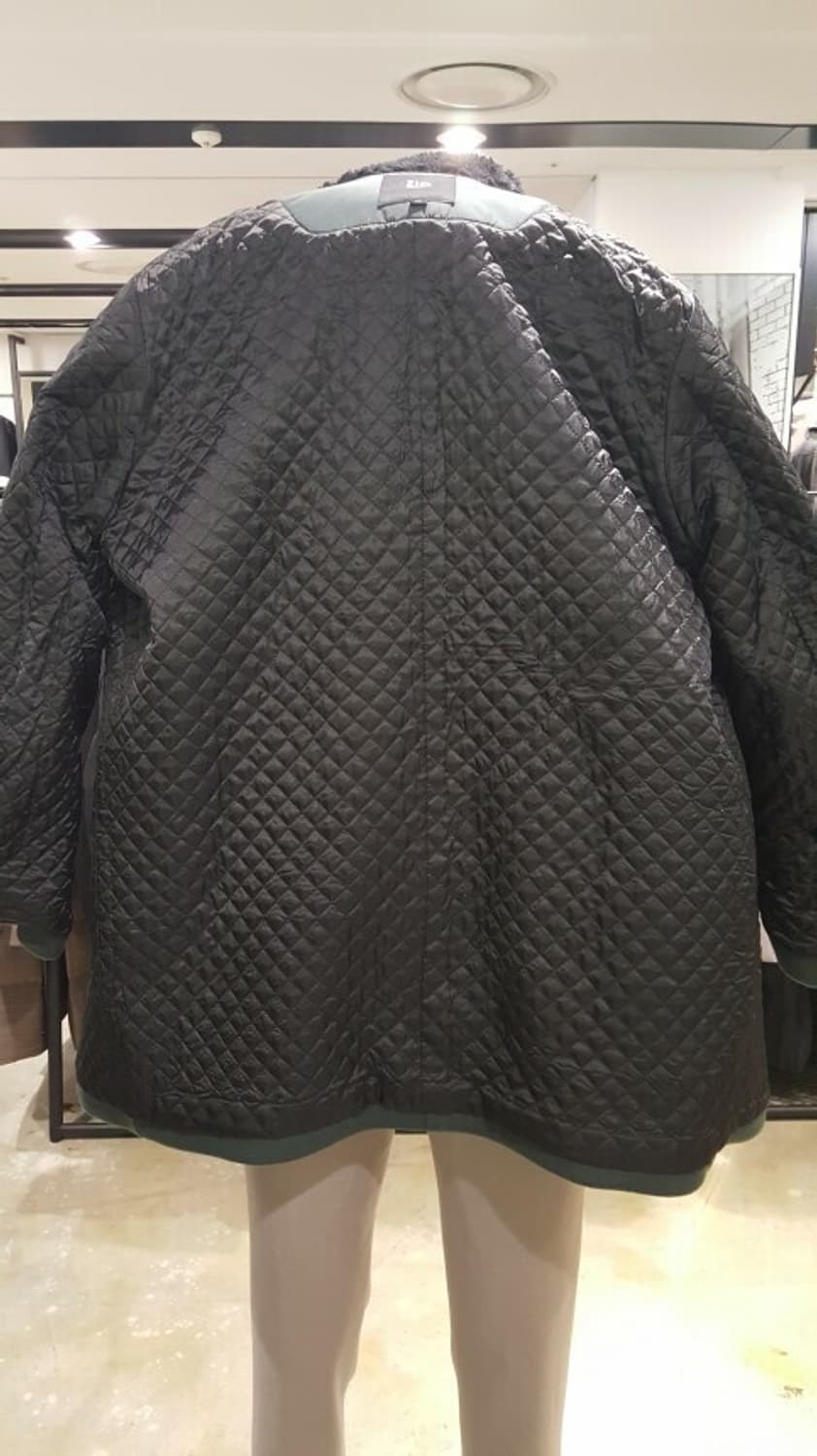 지오송지오 그린 레이어드형 방모 점퍼 100 상품이미지8