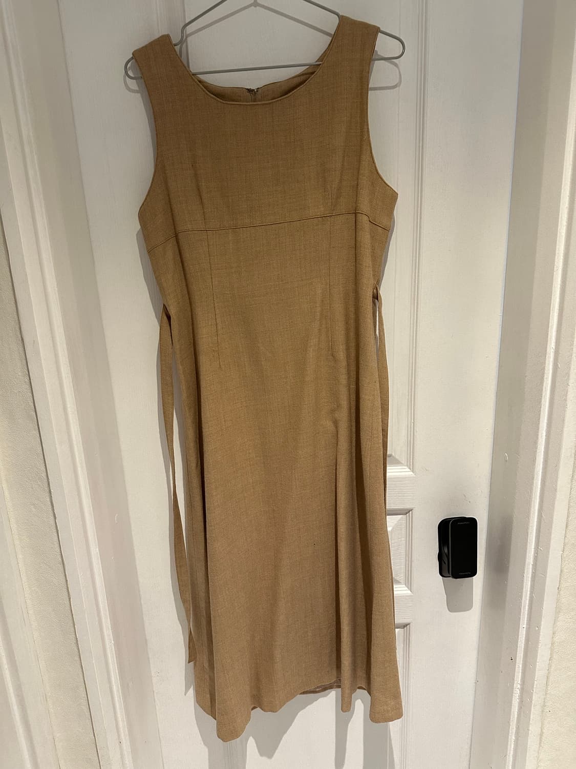 베이지 모직원피스 상품이미지1