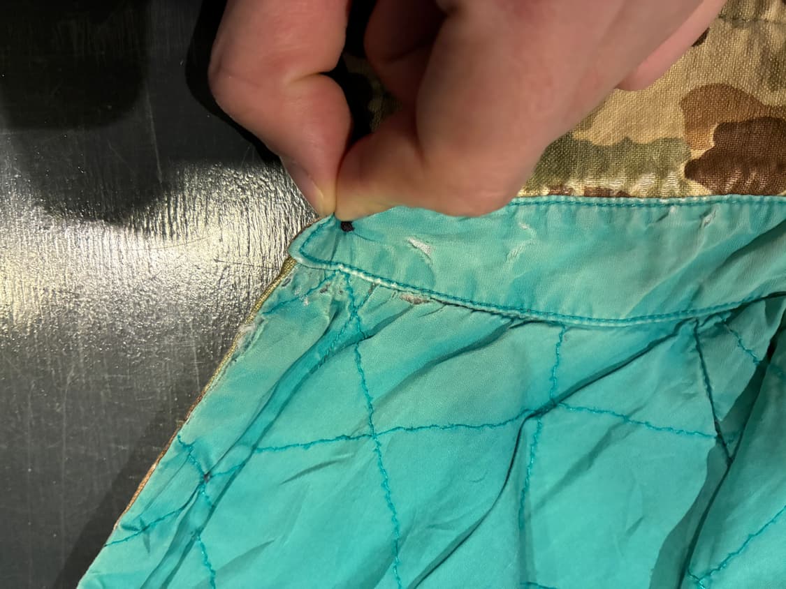 M) five brother 덕 카모 퀼팅 누빔셔츠 상품이미지7