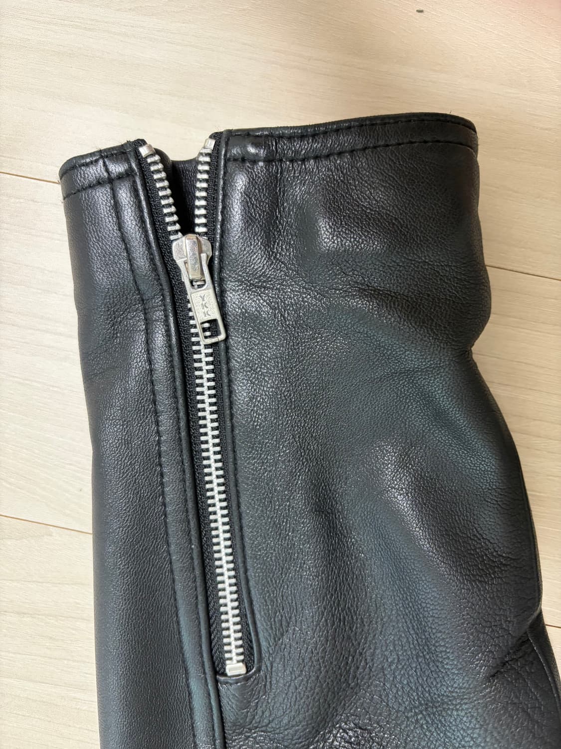 도프제이슨 램스킨 양가죽 더블 라이더 자켓 XL 상품이미지4