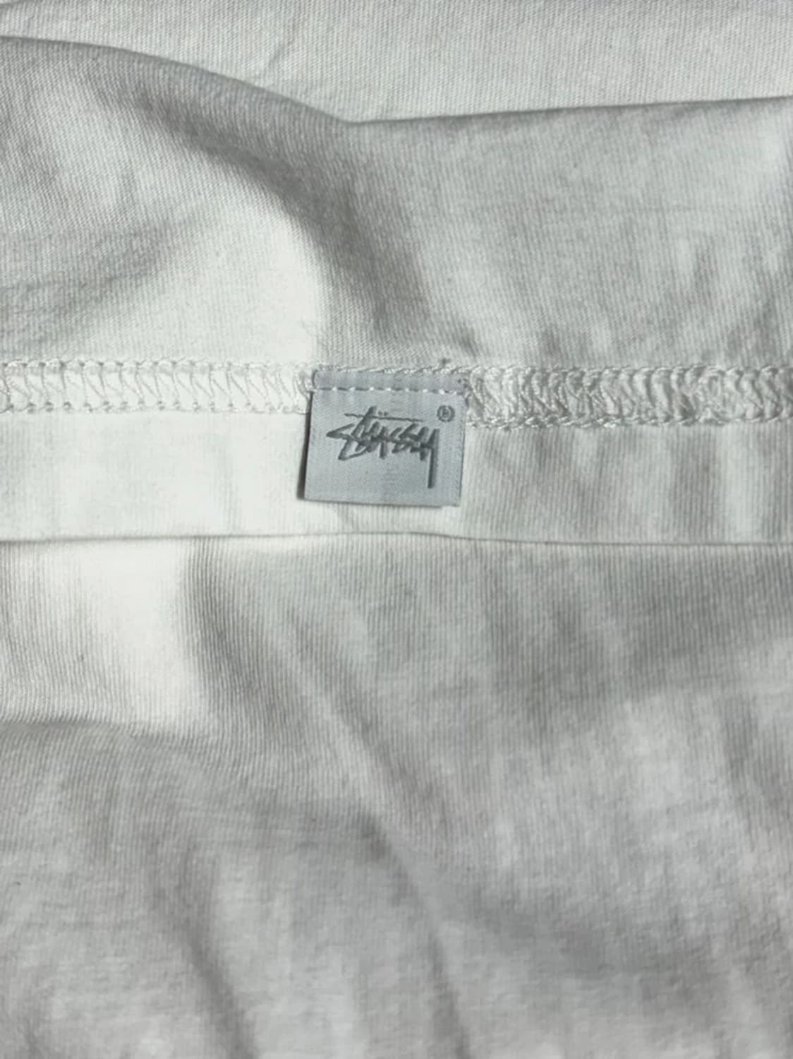 스투시 STUSSY 화이트 언더셔츠 반팔 티셔츠 R1494 상품이미지5