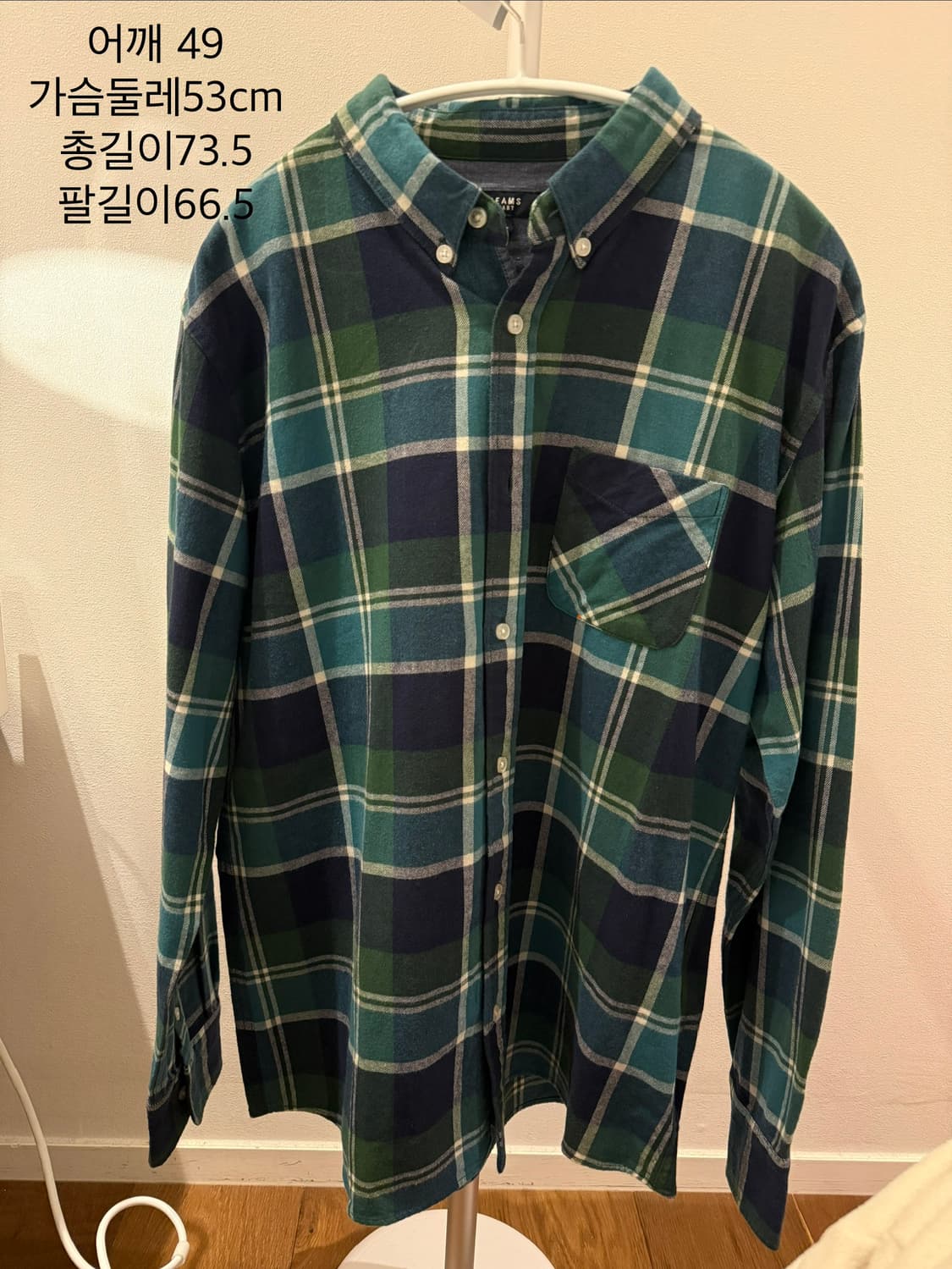 beams heart 체크셔츠 XL 상품이미지1