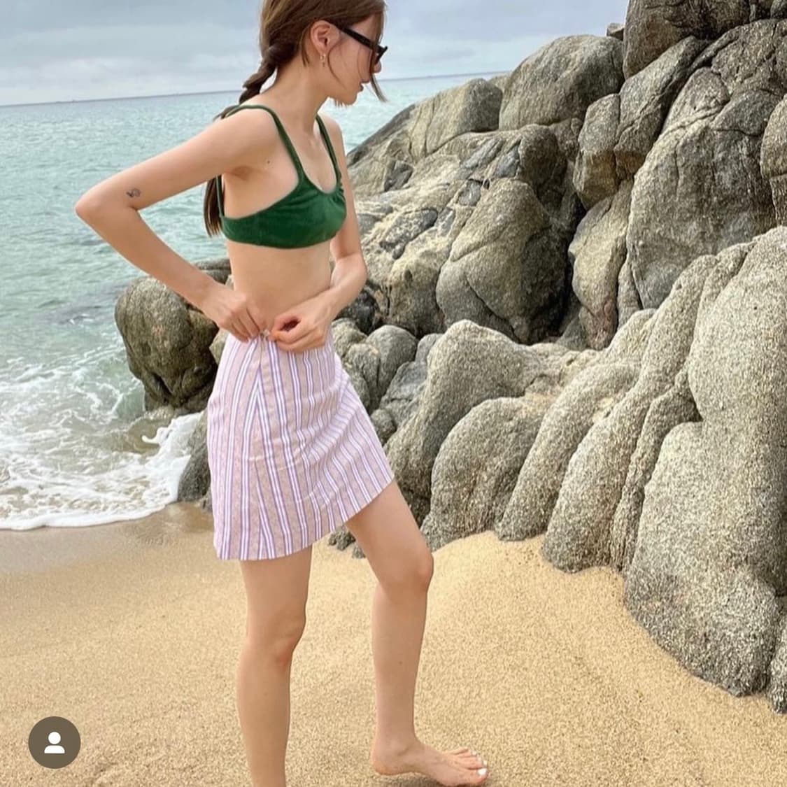 누아누 Riis Skirt Purple 상품이미지5