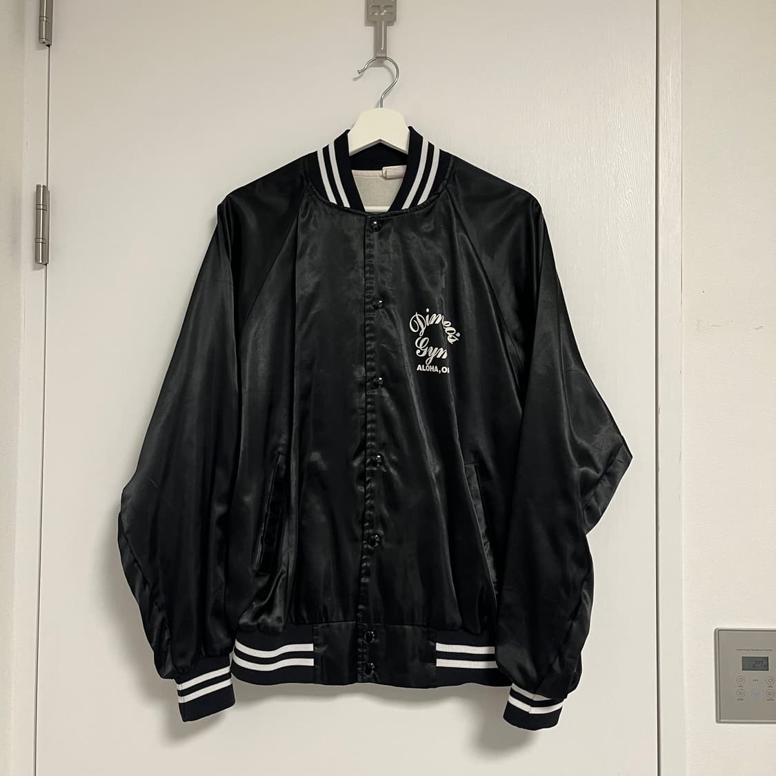 [M] USA made 사틴 바시티 자켓 상품이미지1