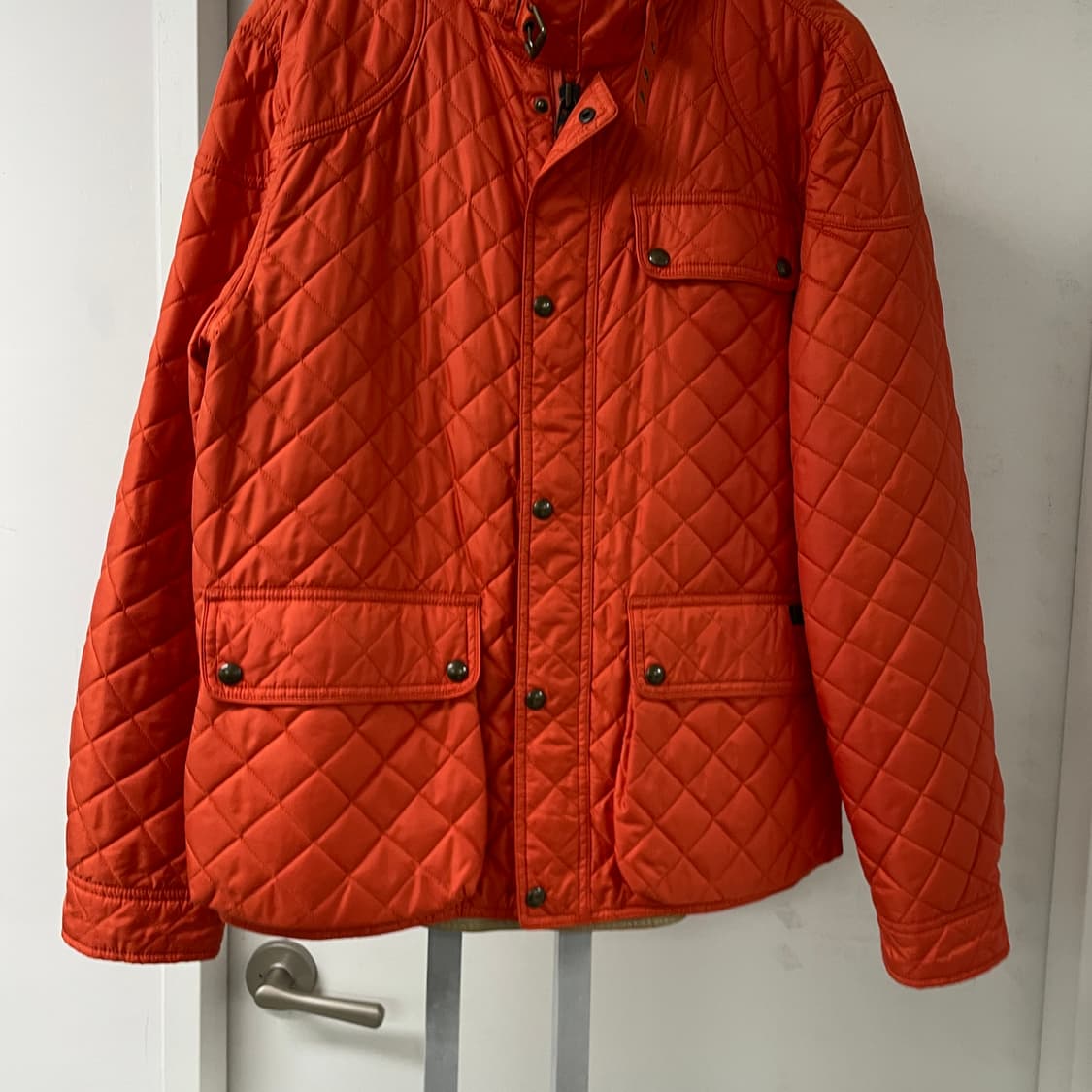 폴로 랄프로렌 오렌지 퀄팅 자켓 L 상품이미지3