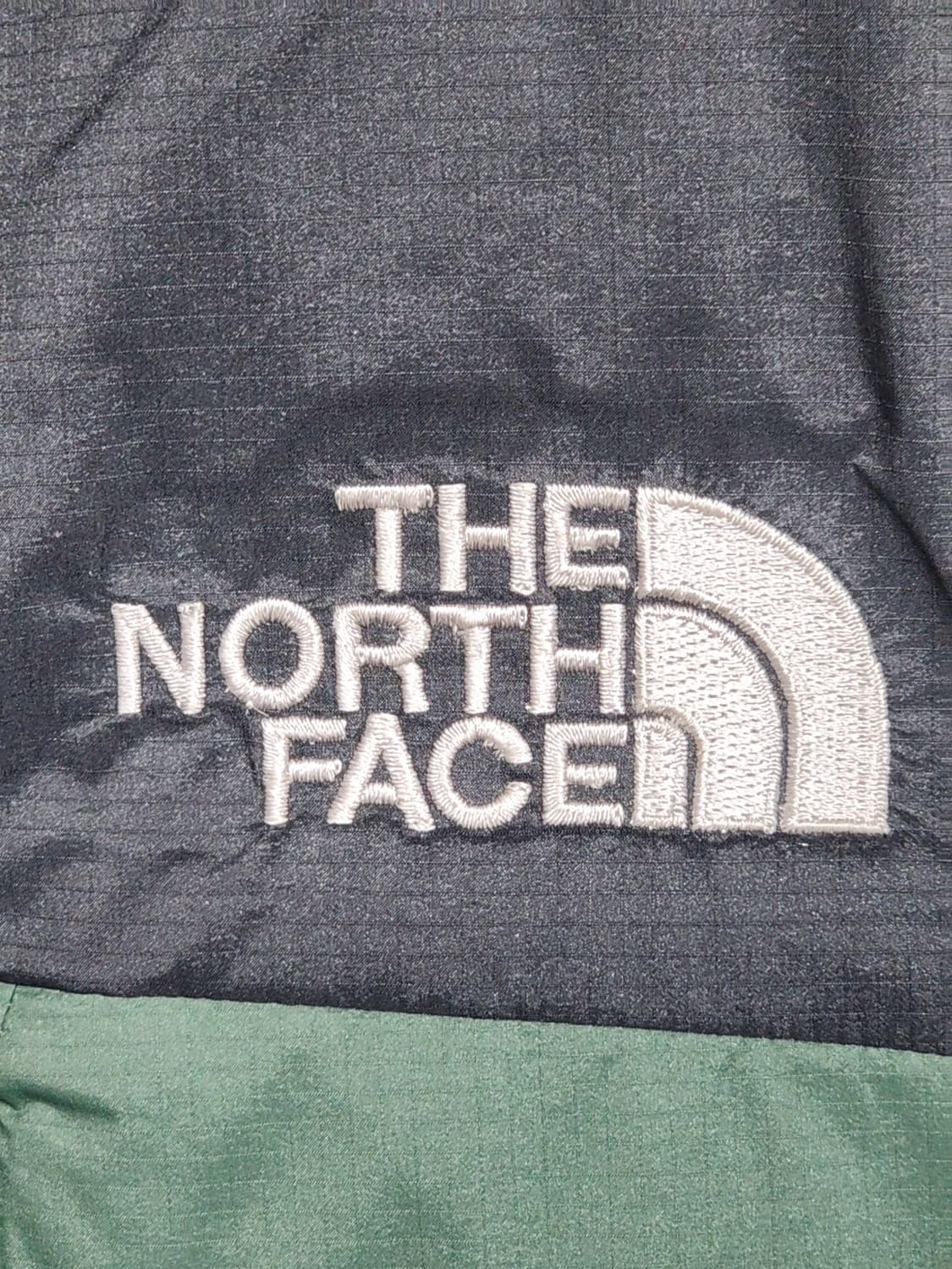 (L) 노스페이스 거위털 롱패딩 점퍼 카키 투톤 구스다운 패딩코트  상품이미지4