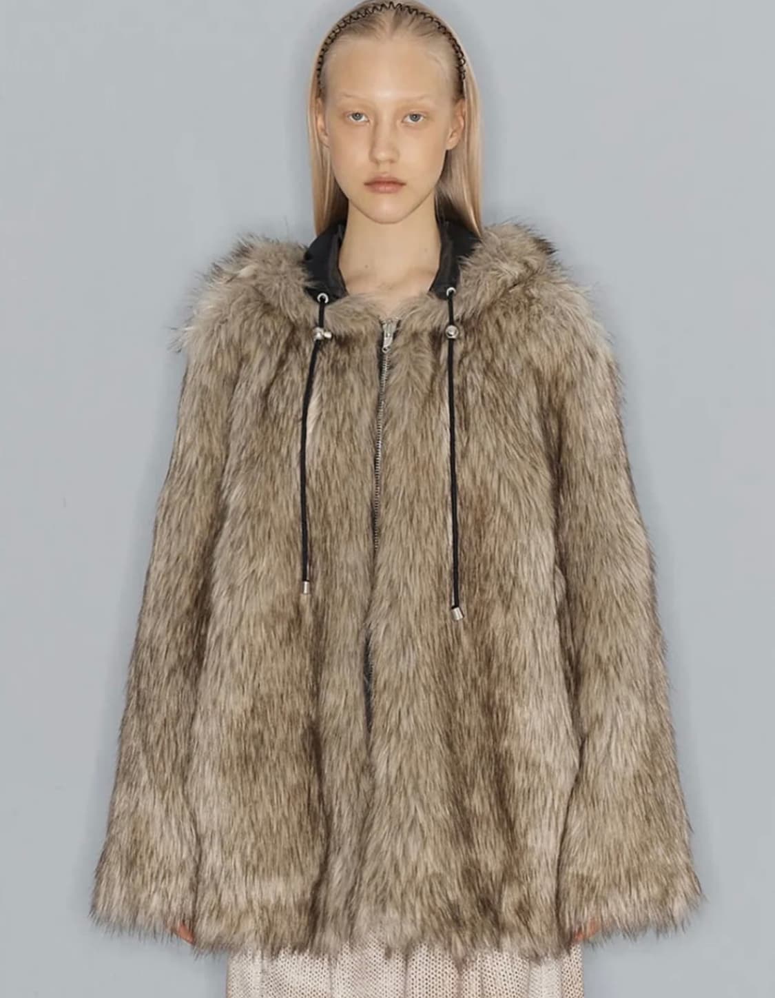 (새상품) 오픈와이와이 리버시블 퍼자켓 S 상품이미지1