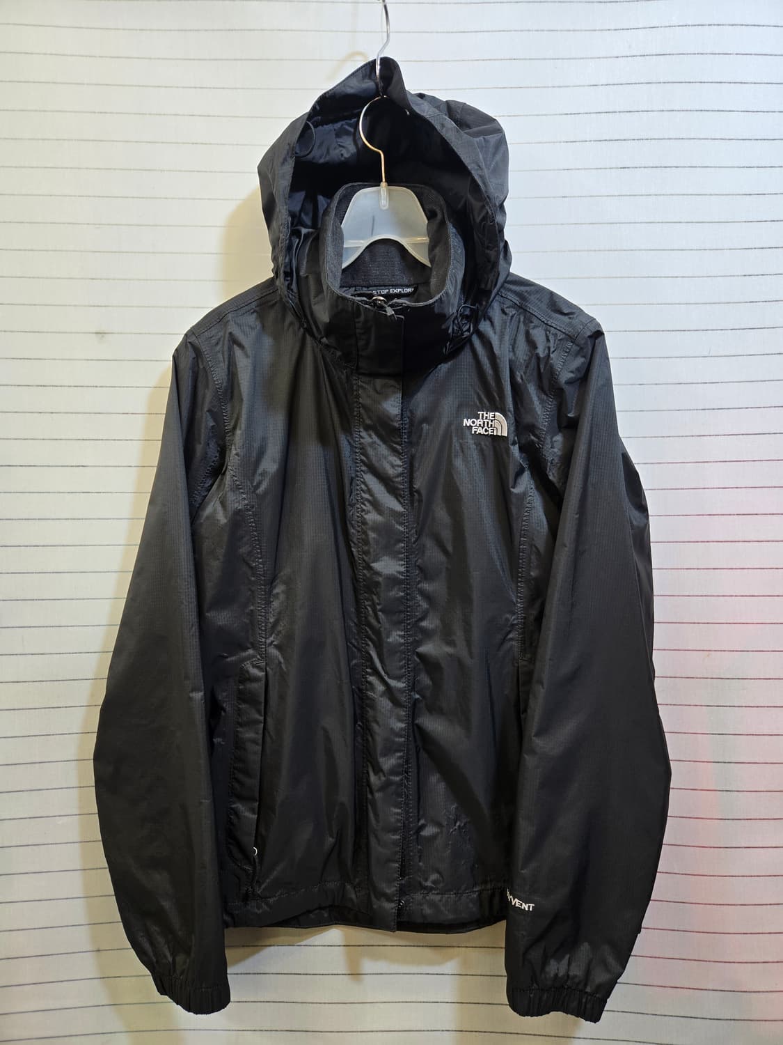 노스페이스 블랙 바람막이 후드 자켓 하이밴트  상품이미지1
