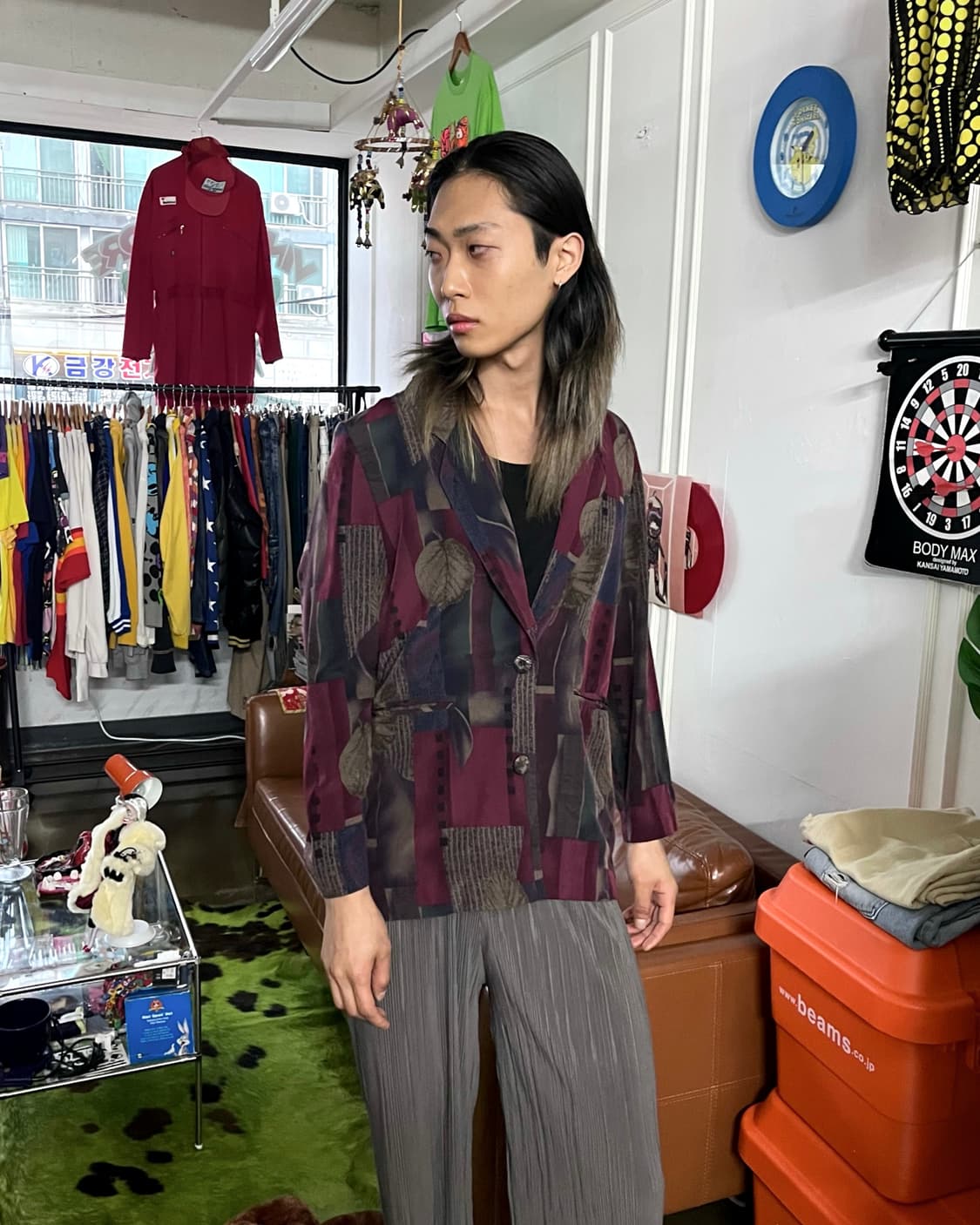 Jpn Antique Ethnic Pattern Old Blazer JK 상품이미지2