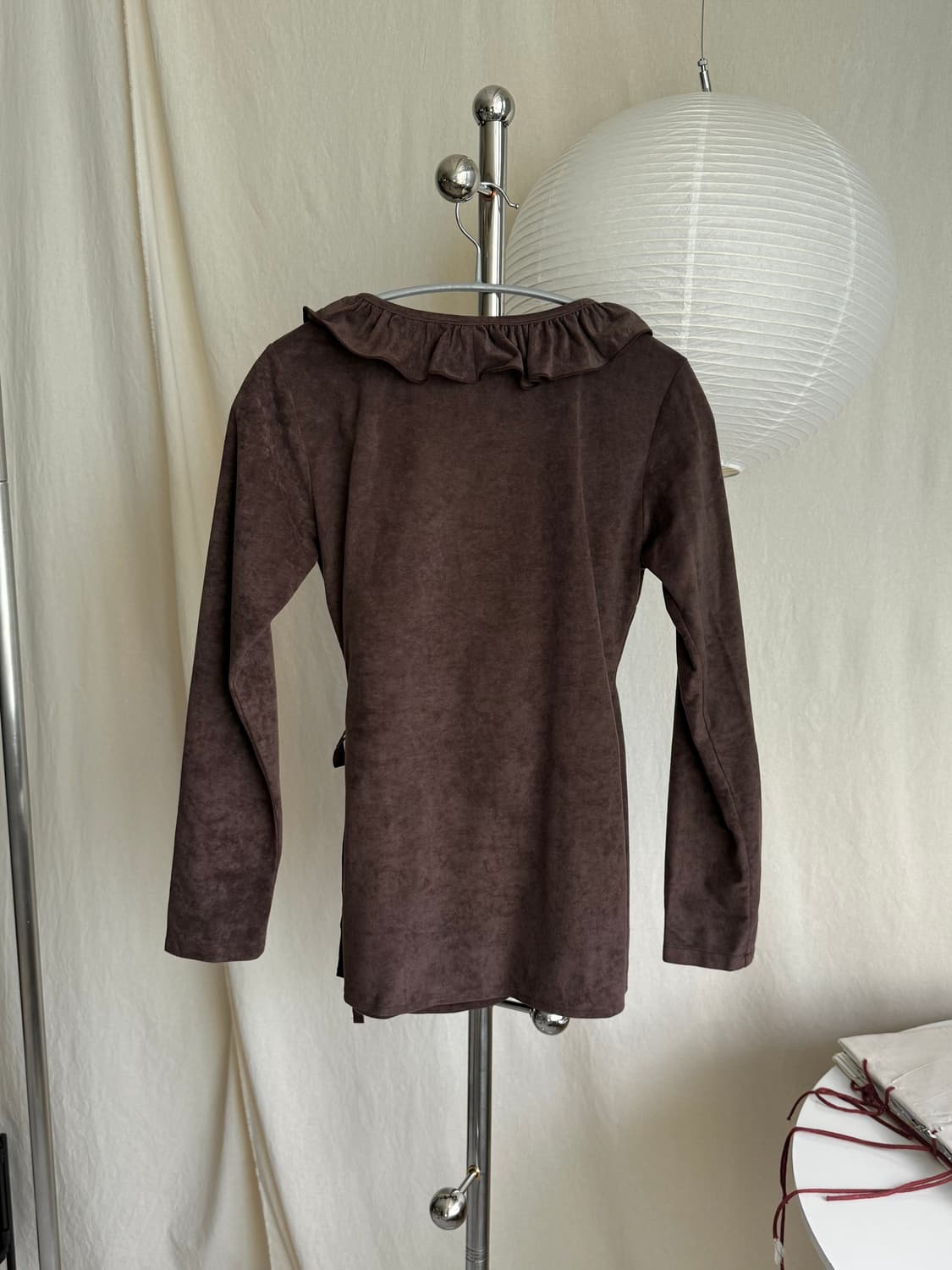 Melmo Frill Wrap Blouse 상품이미지7