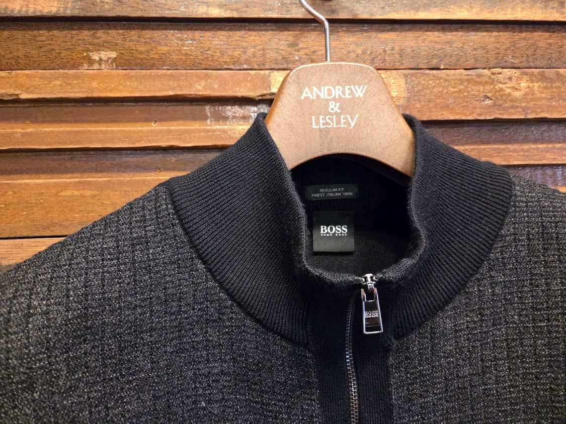 휴고보스 블랙라벨 짚업 가디건 상품이미지3