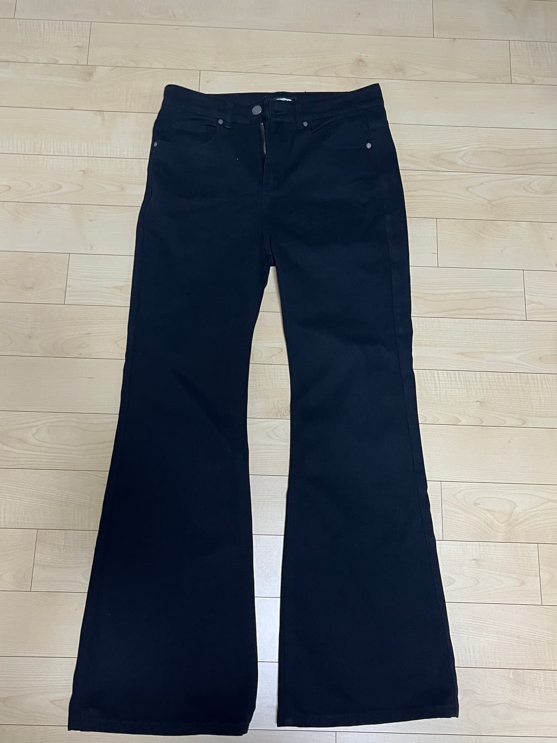 (새상품) DNSR 디앤에스알 시그니처 데님 플레어진 상품이미지4