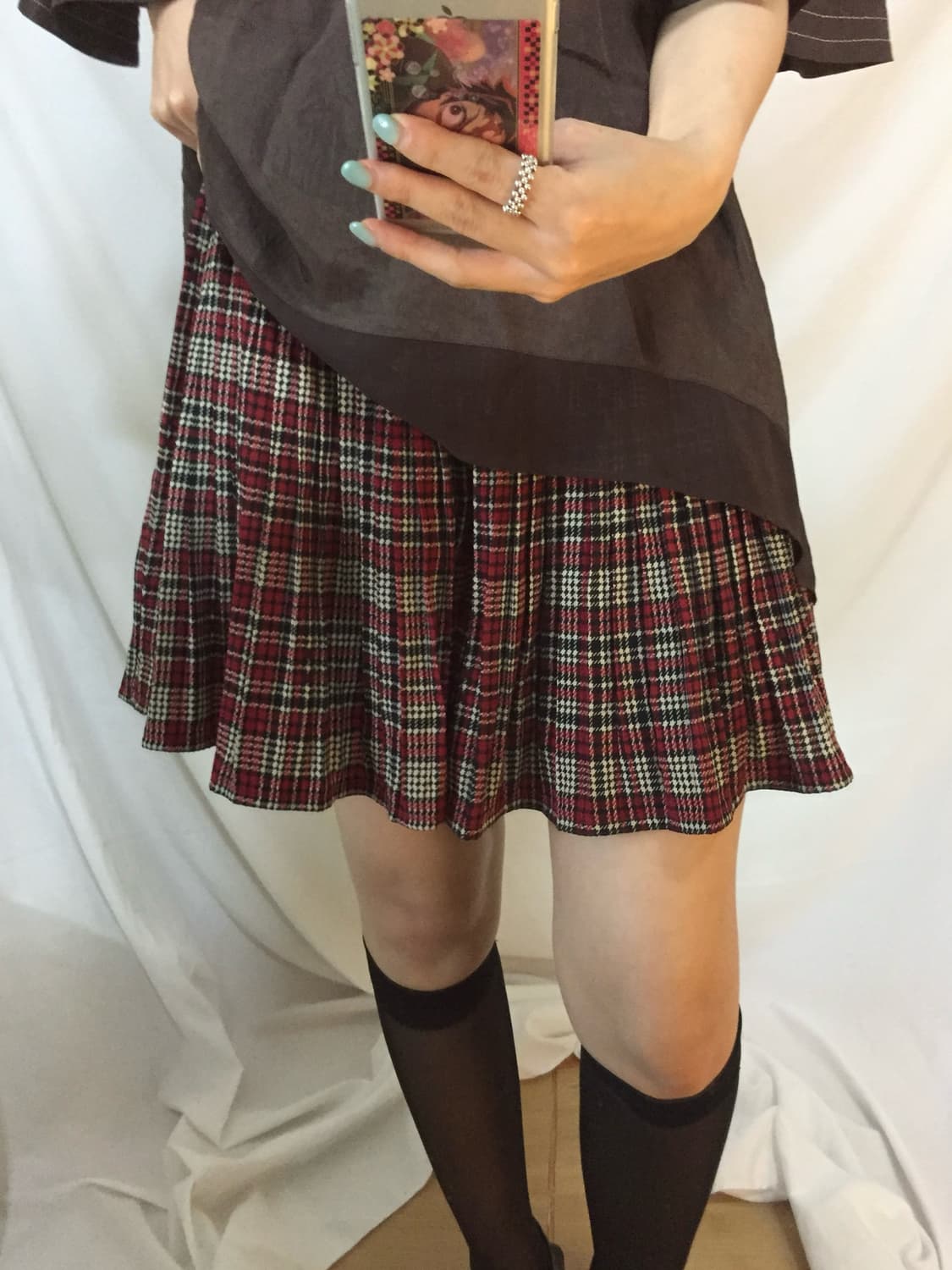 체크 반바지 상품이미지2