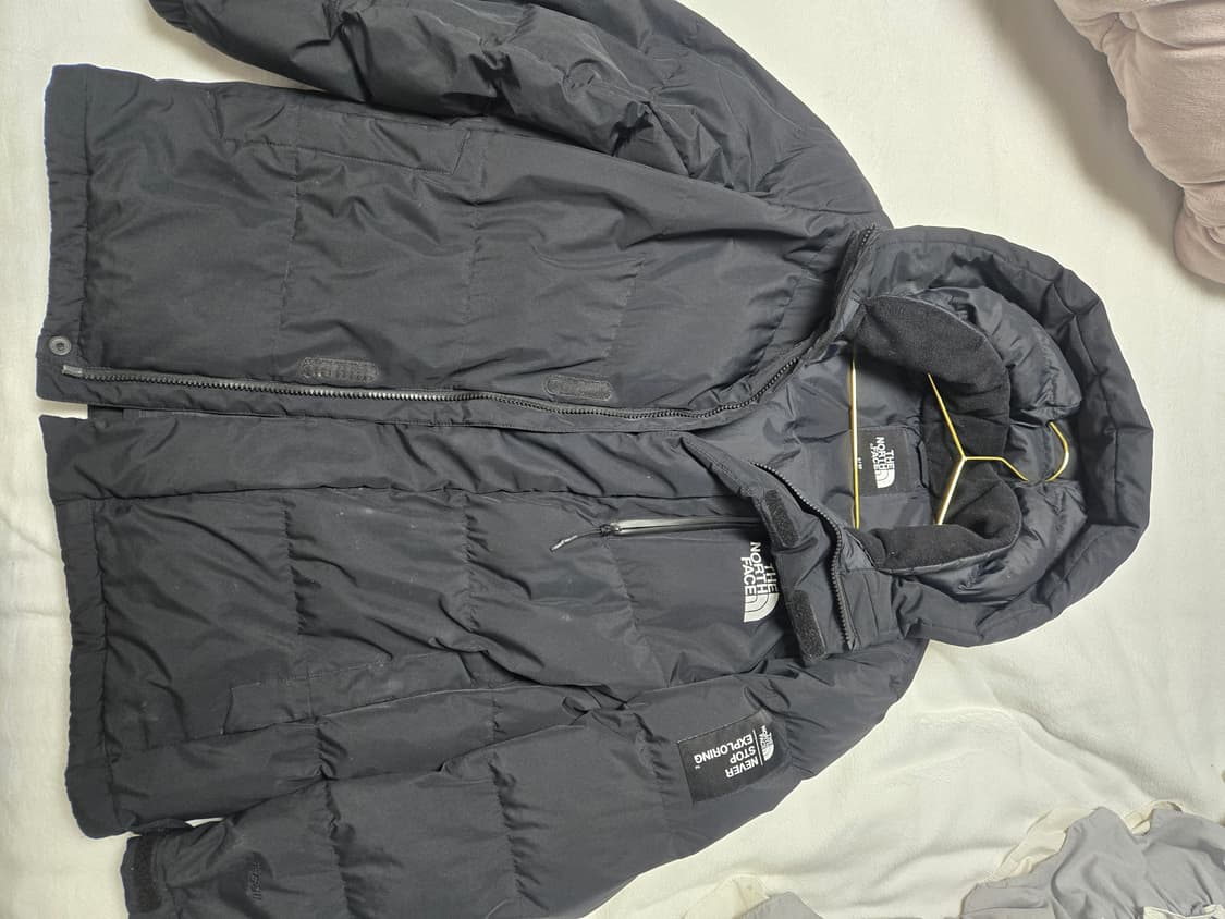 노스페이스 700 필파워 구스다운 패딩 블랙 90 상품이미지2