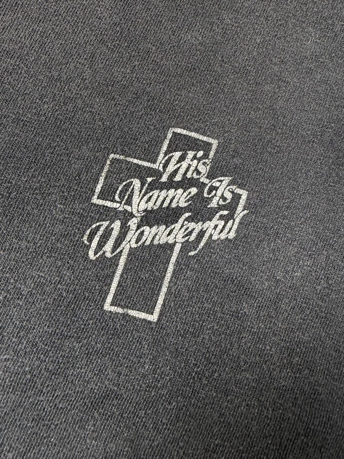 90s Jesus' Cross Tee (black) 상품이미지5