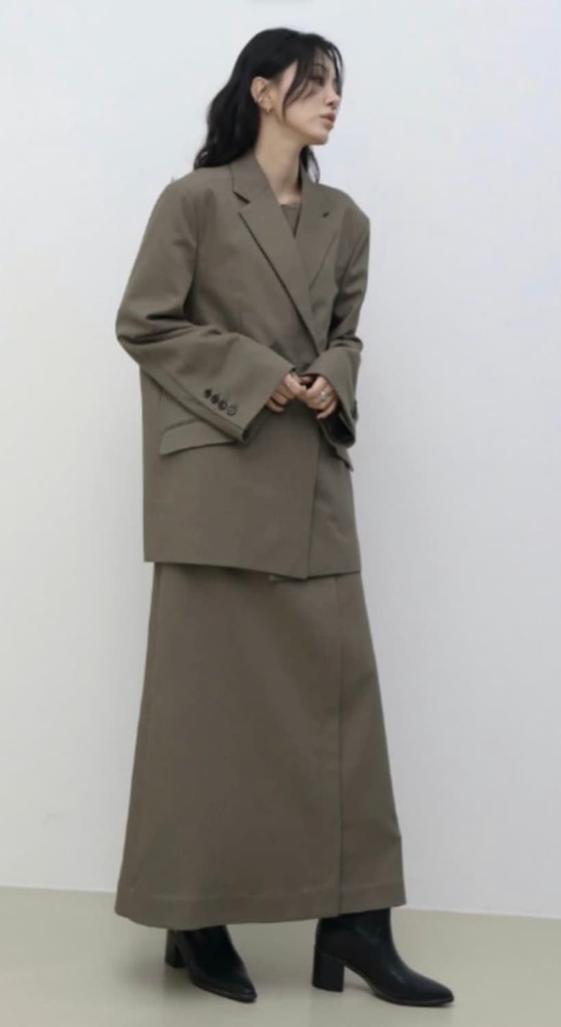 트리밍버드 트윌 셋업(브라운) 상품이미지1