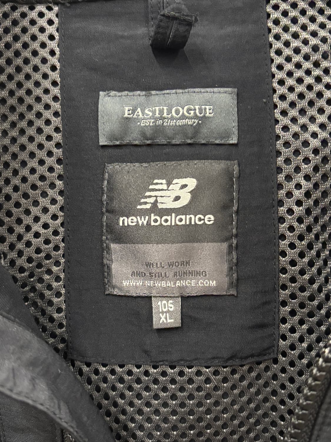 뉴발란스X이스트로그 후리스 자켓 블랙 XL 상품이미지4