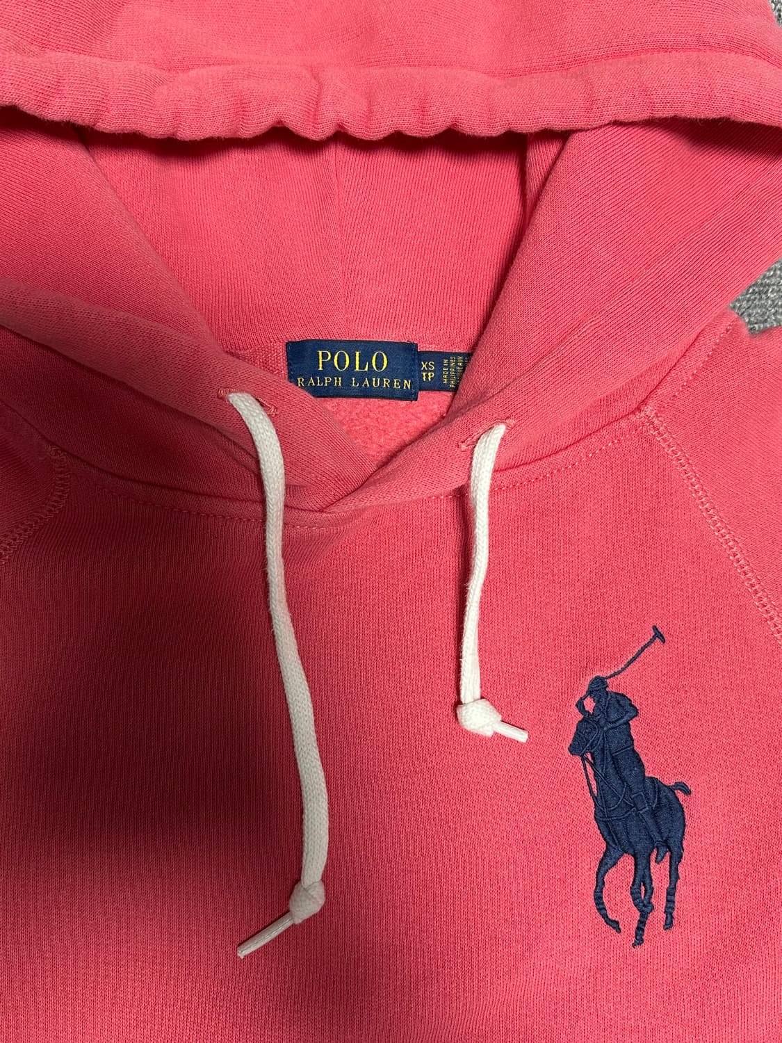 폴로 빅포니 후드티 핑크  상품이미지2