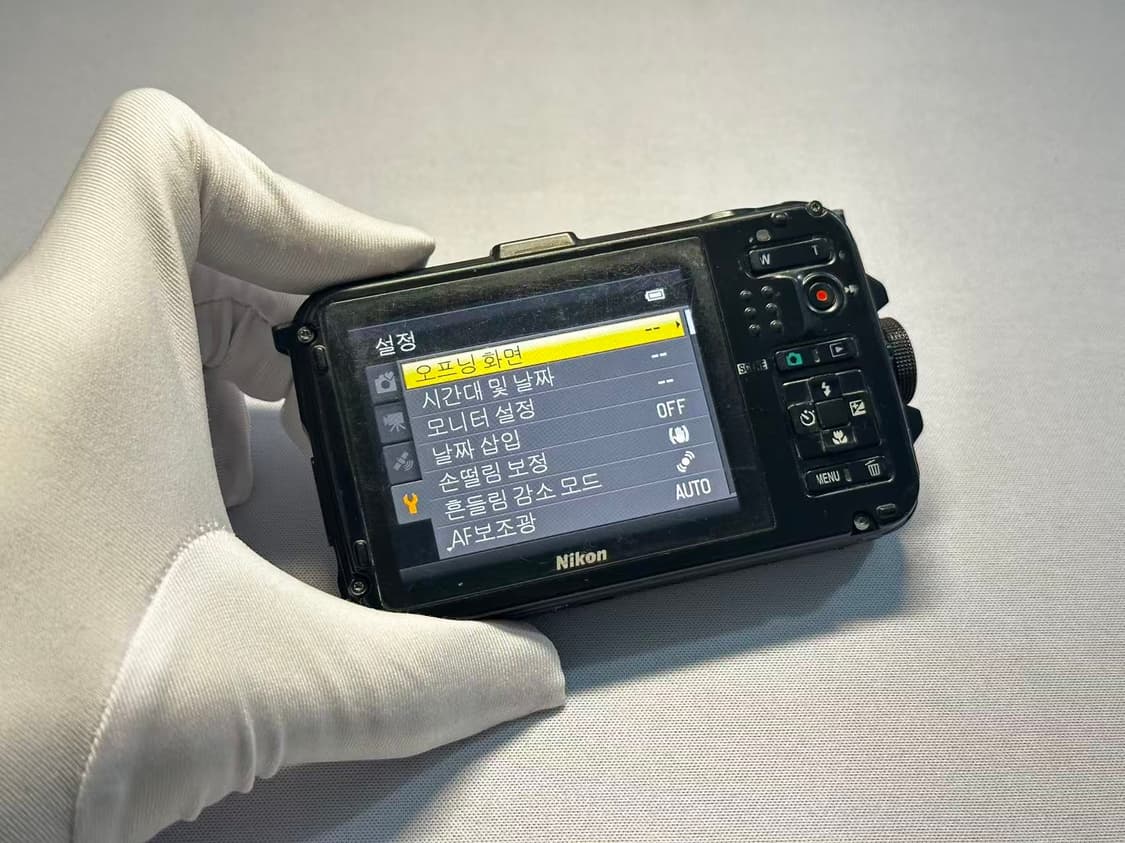 니콘 쿨픽스 aw100 블랙 빈티지 디카 상품이미지5