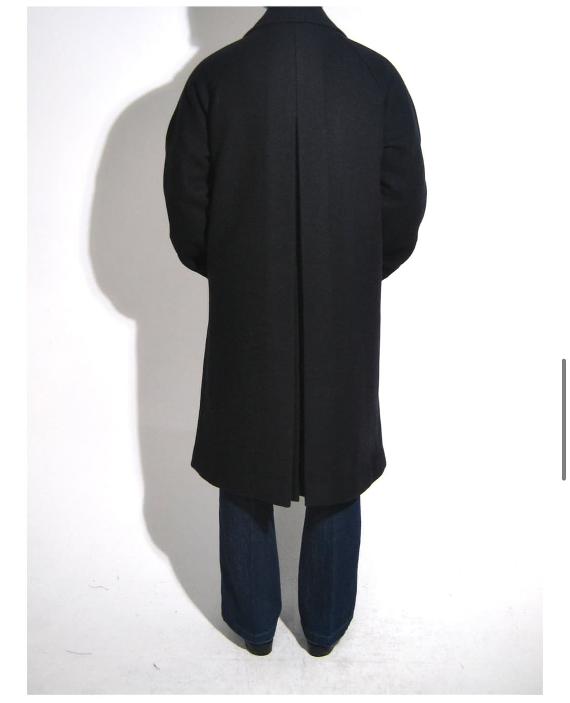 멋랩x피네짜 울 더블코트 네이비 M(100-105) 상품이미지2