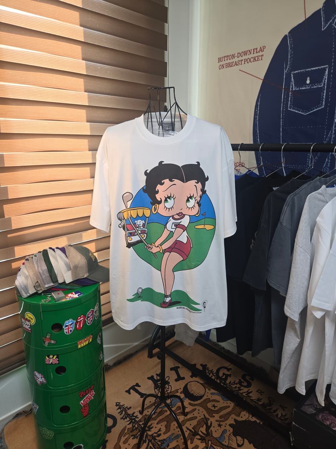 베티붑 골프 프린팅 티셔츠 상품이미지3