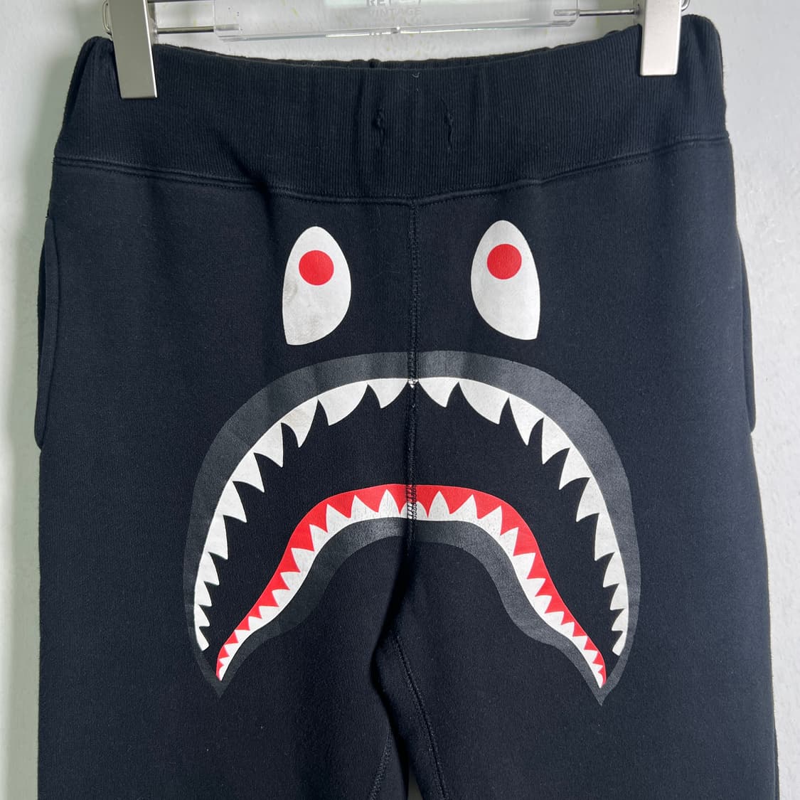 Bape 베이프 샤크 클로즈드 헴 플리스 조거 팬츠 M 상품이미지4