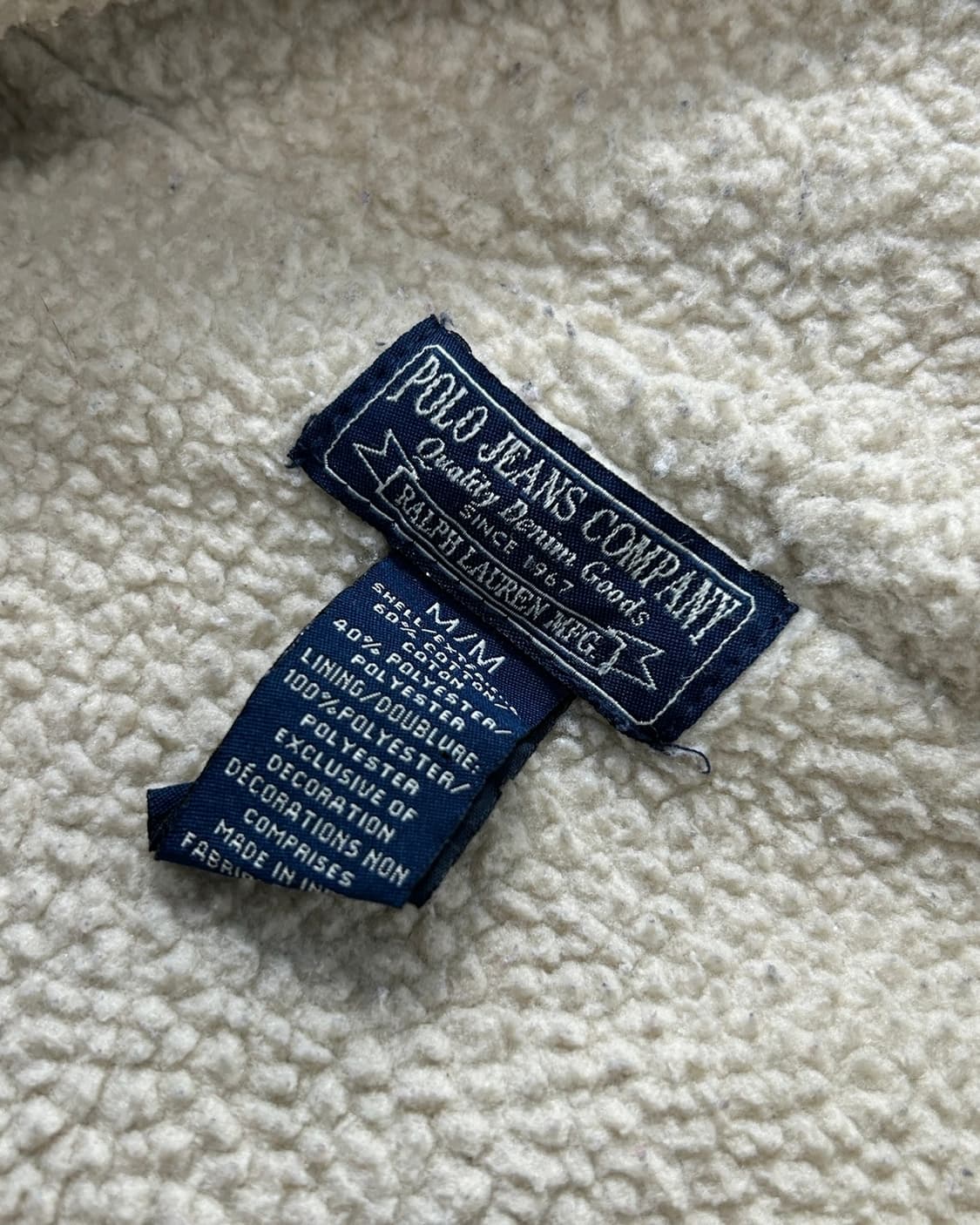 폴로 랄프로렌 진스 코튼 기모 집업  상품이미지7