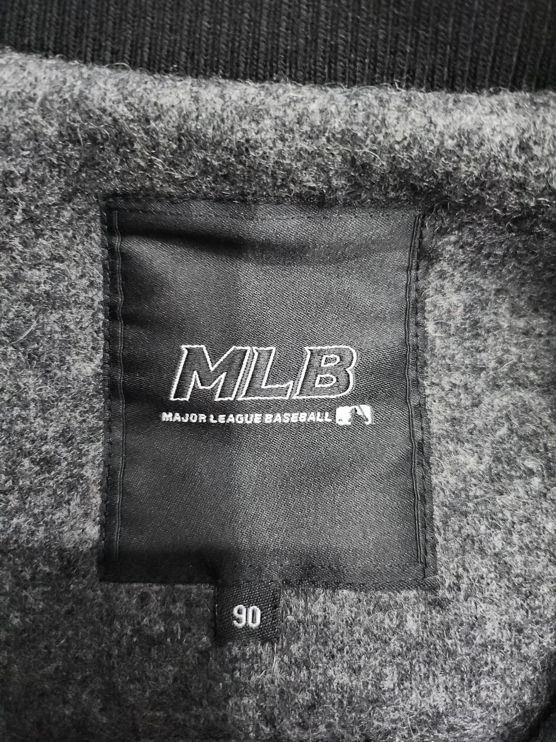 MLB 뉴욕 양키스 울 혼방 롱 바시티 자켓 90  (77까지가능) 상품이미지3